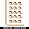 Startled Spiny Puffed Pufferfish Funny Fugu Temporary Tattoo Water Resistant Fake Body Art Set Collection (1 Sheet)